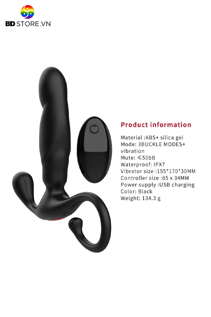 BDT1208 - Dương vật giả điều khiển từ xa sưởi ấm đến 42 độ sạc điện
