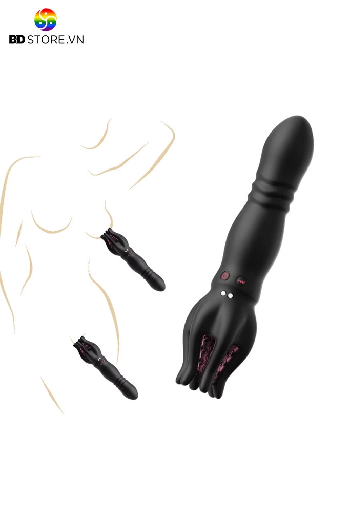BDT1258 - Máy rung thụt dương vật ngụy trang con bạch tuộc dài 193mm