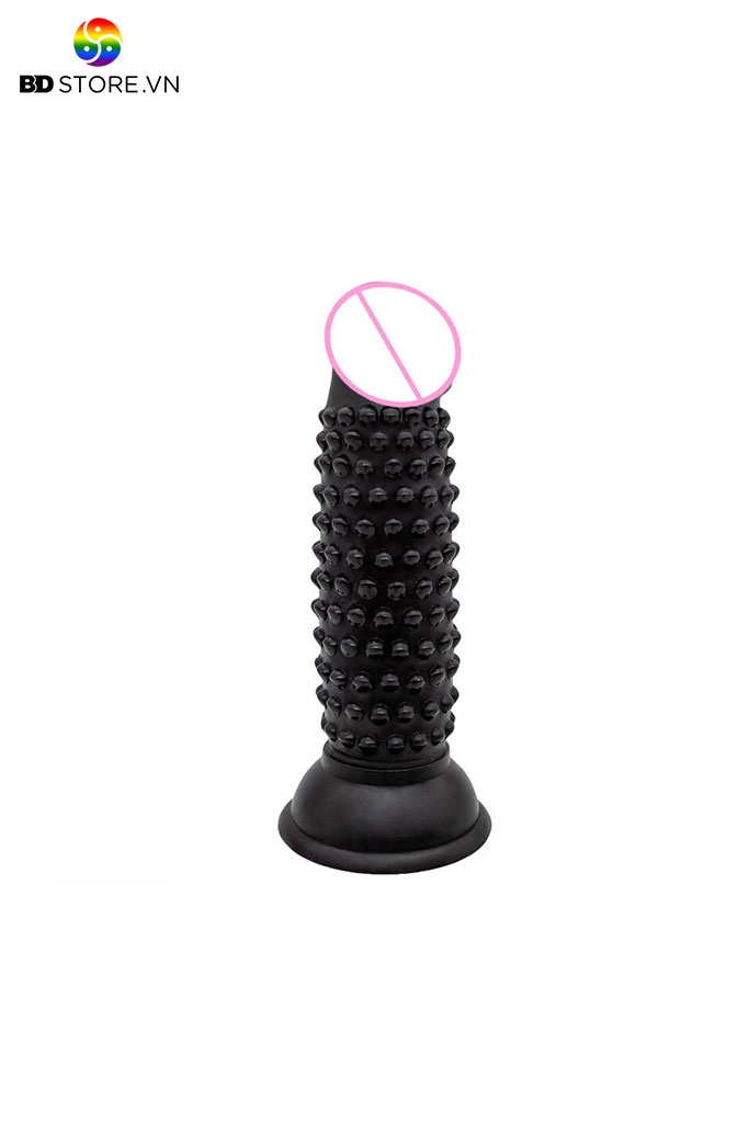BDT128 - Cu giả mini có bi silicon mềm uốn cong tốt đế hít tường dài 13cm