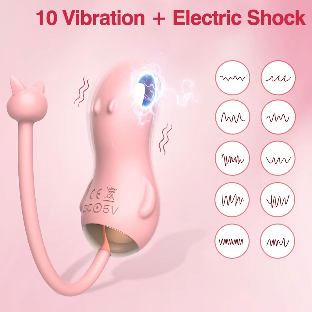 BDT1546 - Trứng rung sốc điện ngụy trang con chuột điều khiển từ xa