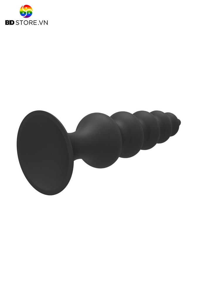 BDT1681 - Đồ chơi hậu môn thiết kế 5 tầng có đế dính tường dài 115mm