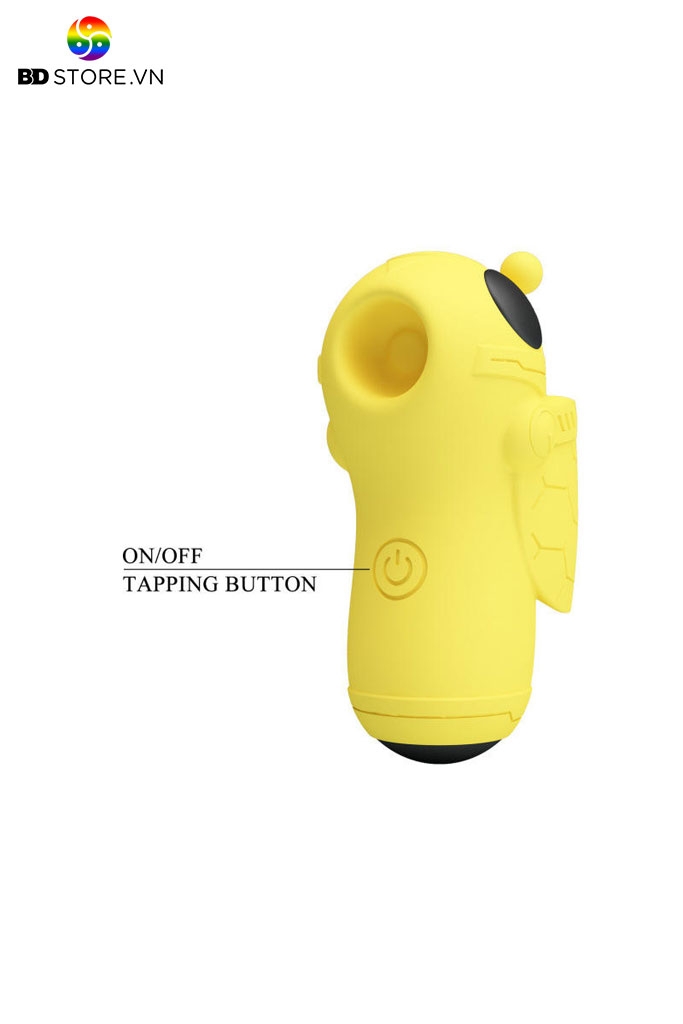BDT1802 - Trứng rung tình yêu silicon ngụy trang con ong sạc điện