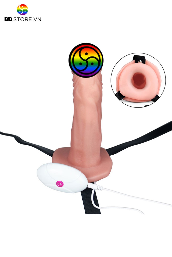 BDT1895 - Cu giả rỗng ruột có quần Love Toy điều khiển từ xa có dây