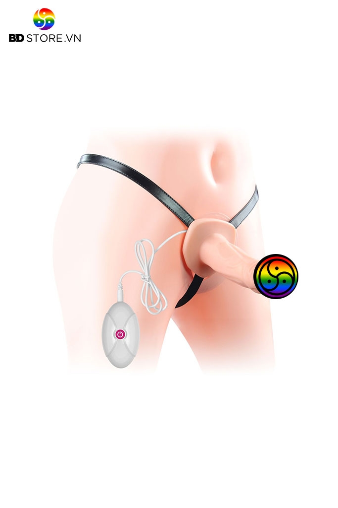 BDT1895 - Cu giả rỗng ruột có quần Love Toy điều khiển từ xa có dây
