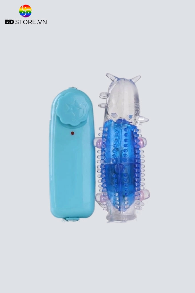 BDT1914 - Trứng rung có gai mềm điều khiển có dây dài 11cm