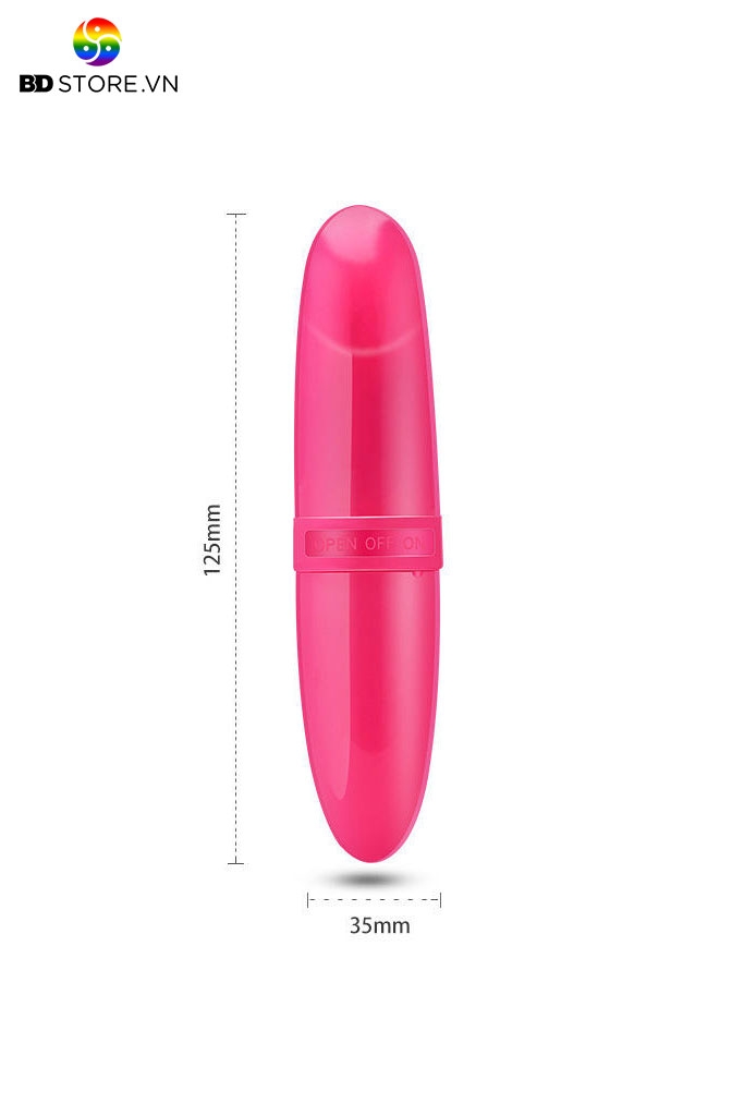 BDT209 - Máy rung nhựa không dây hình thỏi son dài 125mm