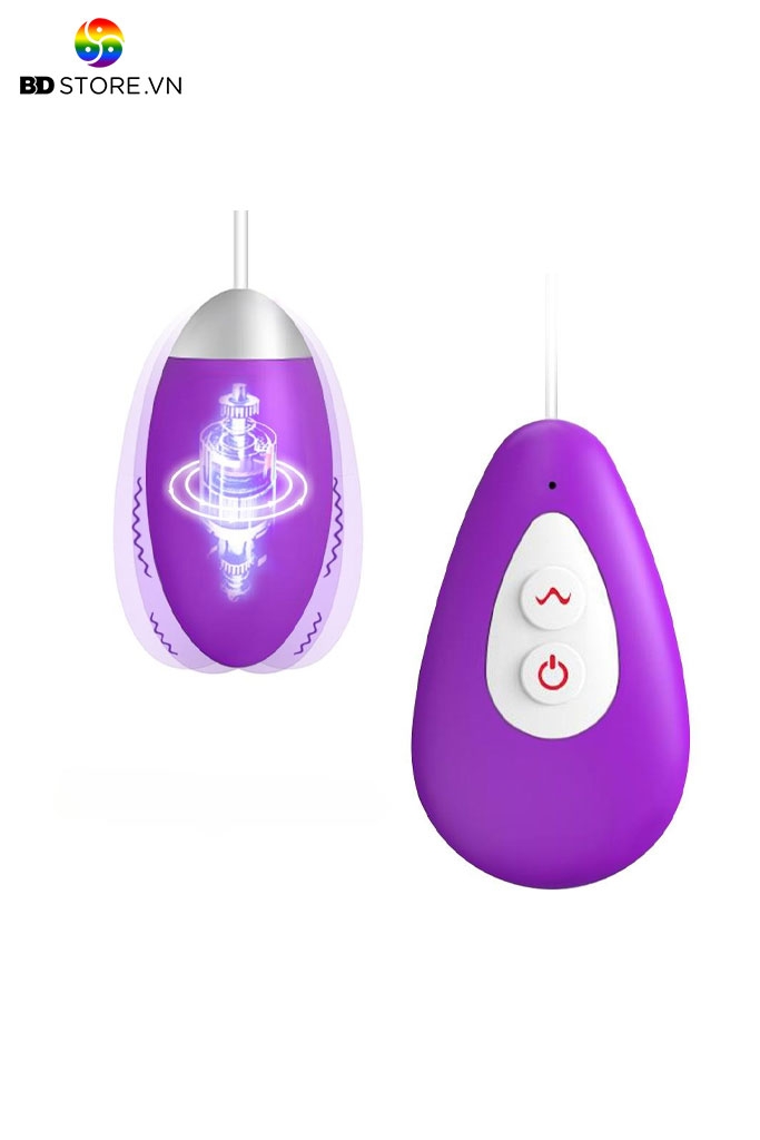 BDT2170 - Trứng rung có dây kèm 10 chế độ sạc điện dài 8.1cm