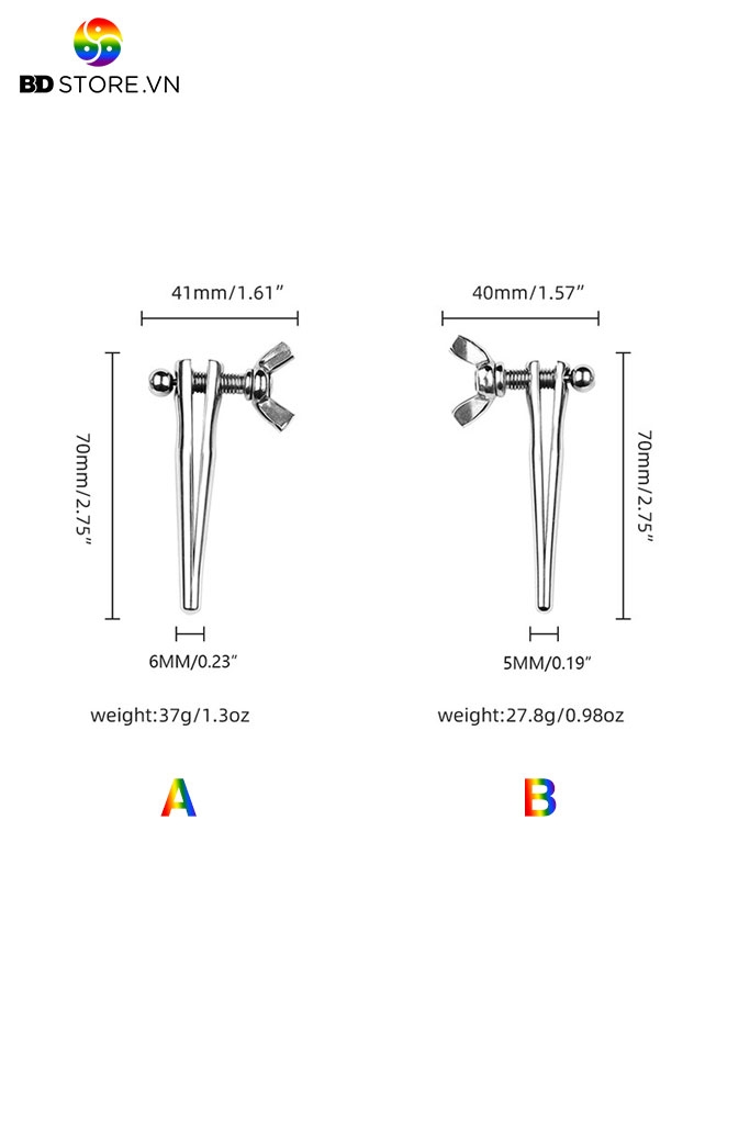 BDT2200 - Sounding inox dạng gọng xòe có 2 nhánh song song liền kề