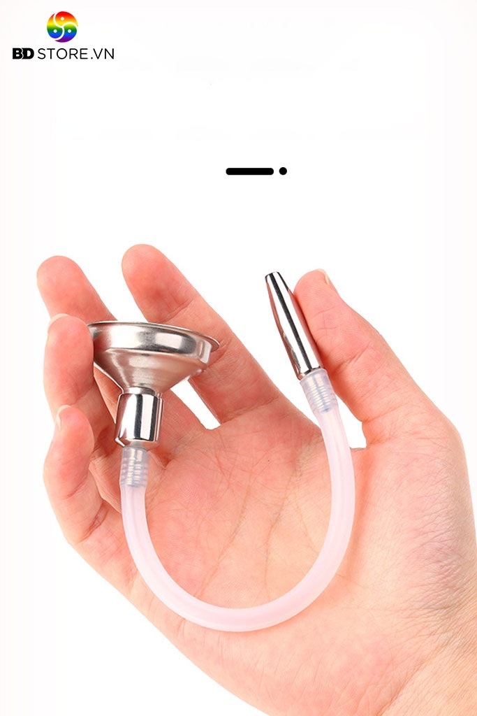 BDT2208 - Dụng cụ sounding silicon thông tiểu hình phễu dài 20cm