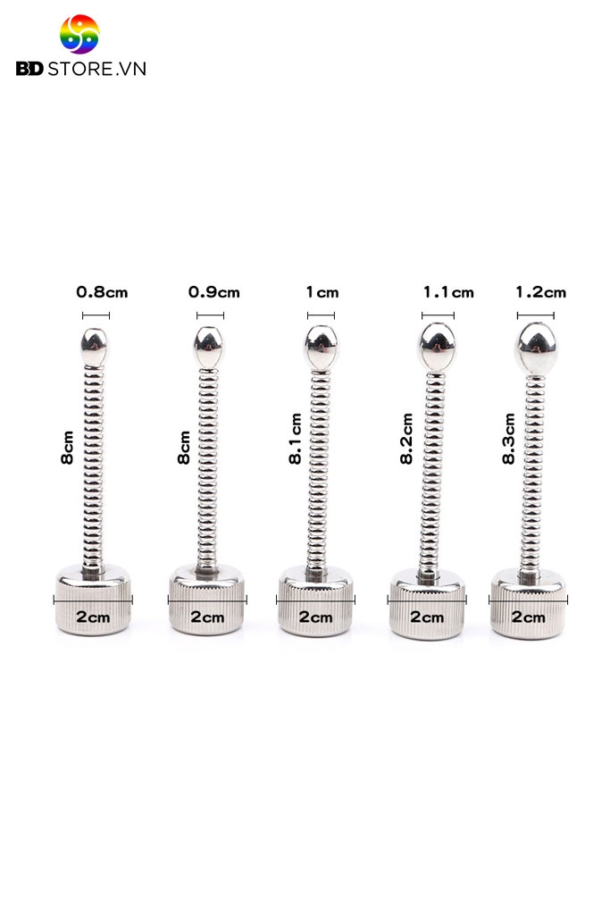 BDT2211 - Sounding niệu đạo inox thông lỗ tiểu thiết kế có các đường vân ngang