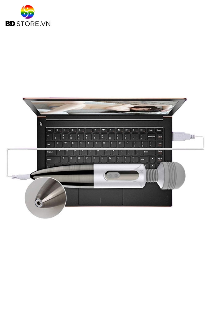 BDT2323 - Chày rung tình yêu có đèn led phát sáng dài 27cm