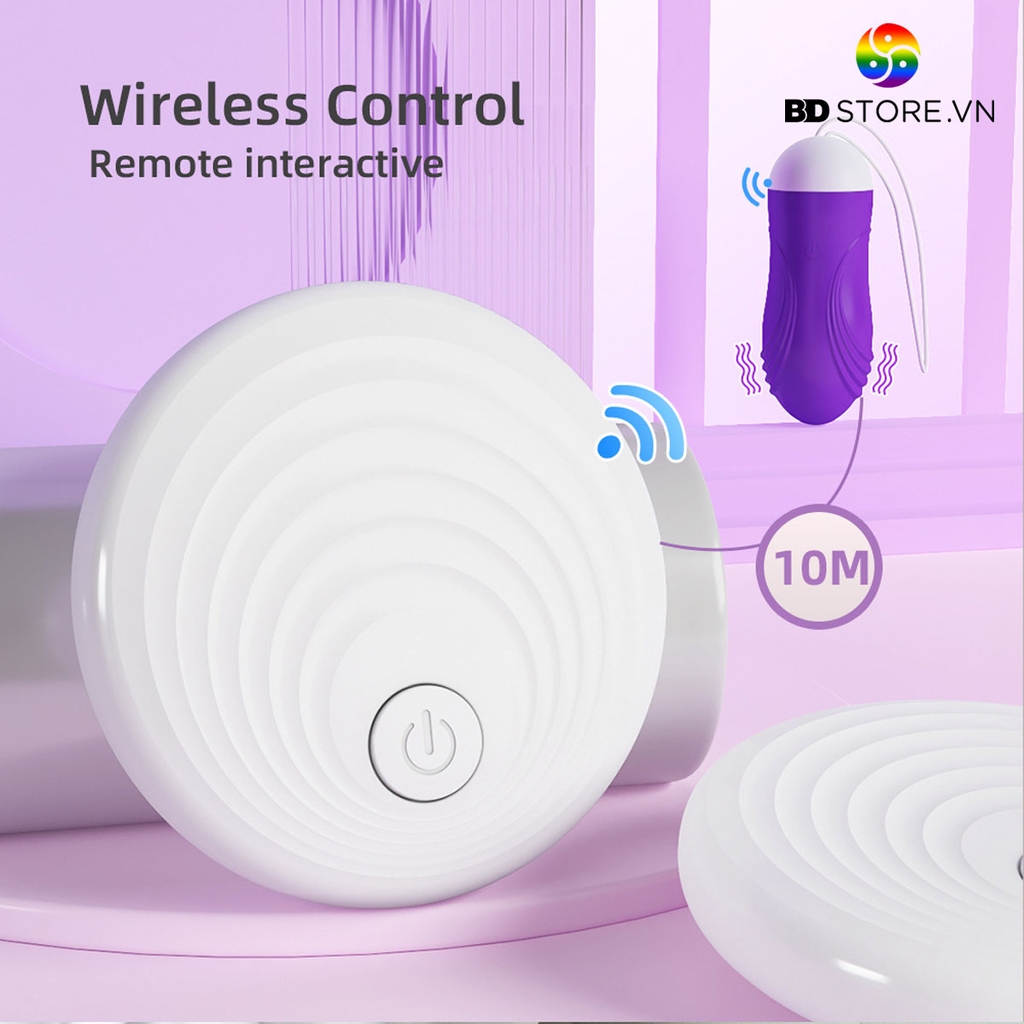 BDT2357 - Trứng rung không dây điều khiển từ xa sạc điện chống nước