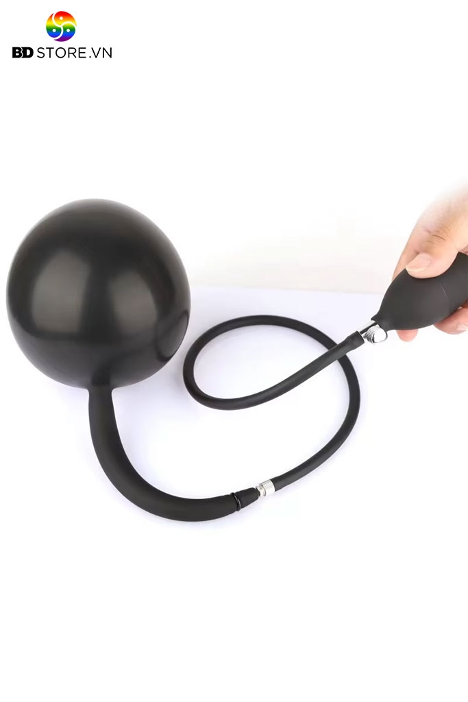 BDT2462 - Anal pump bơm tay có thể tháo rời với butt plug dài 19cm