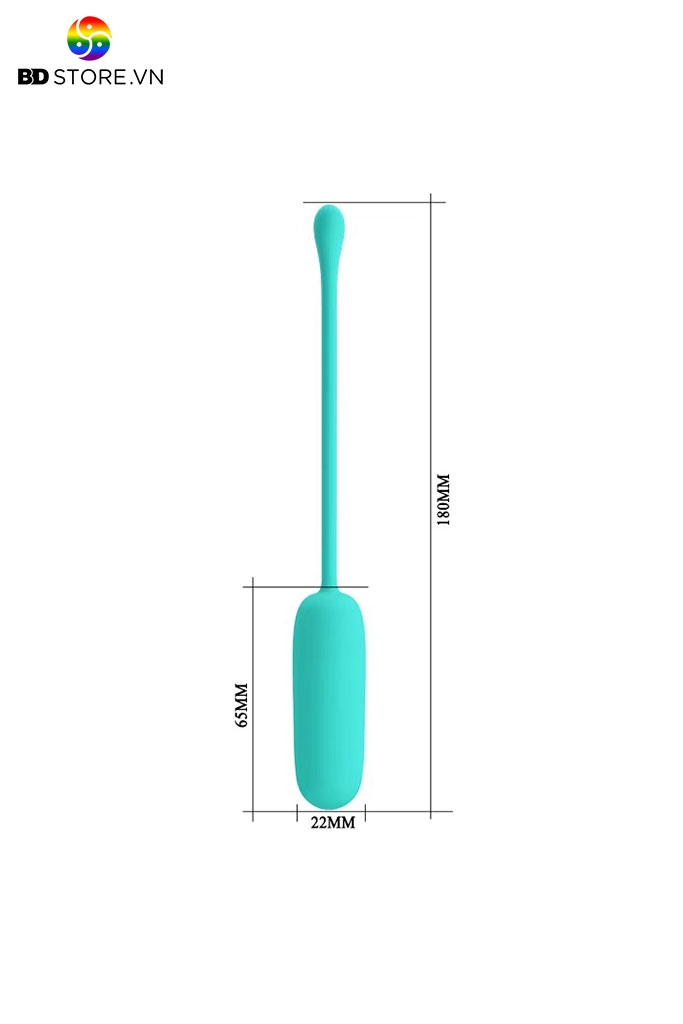 BDT2724 - Trứng rung mini siêu mạnh Pretty Love có 12 chế độ dài 18cm