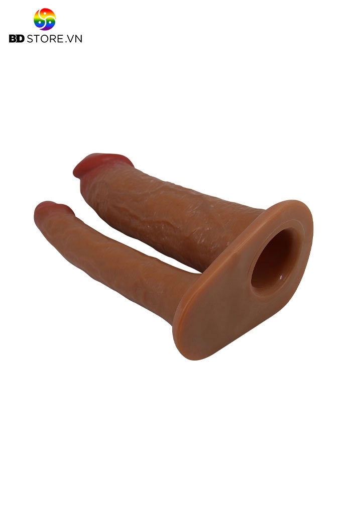 BDT2761 - Dương vật giả rỗng 2 đầu Pretty Love dài 175mm chất liệu silicon
