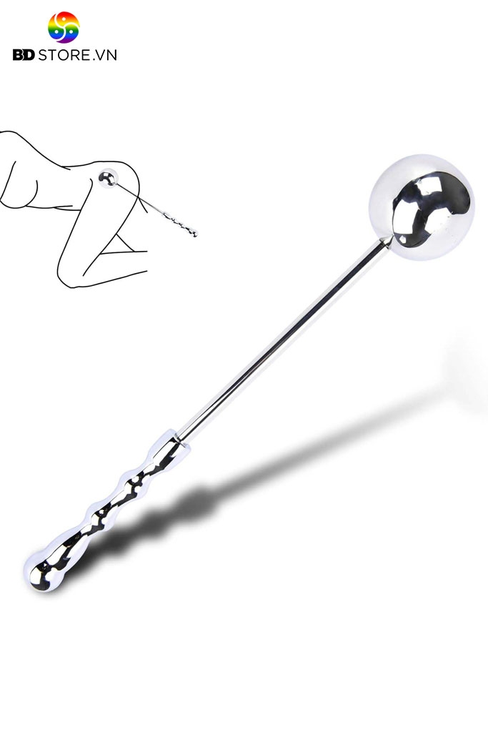 BDT2847 - Anal bead với 1 viên bi tròn và thanh thẳng có 3 size