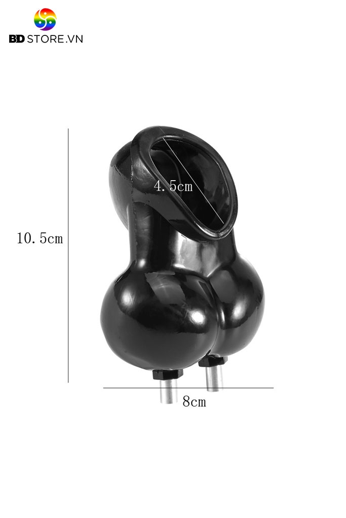 BDT2963 - Vòng đeo dương vật kích điện mix dây kết nối kích điện