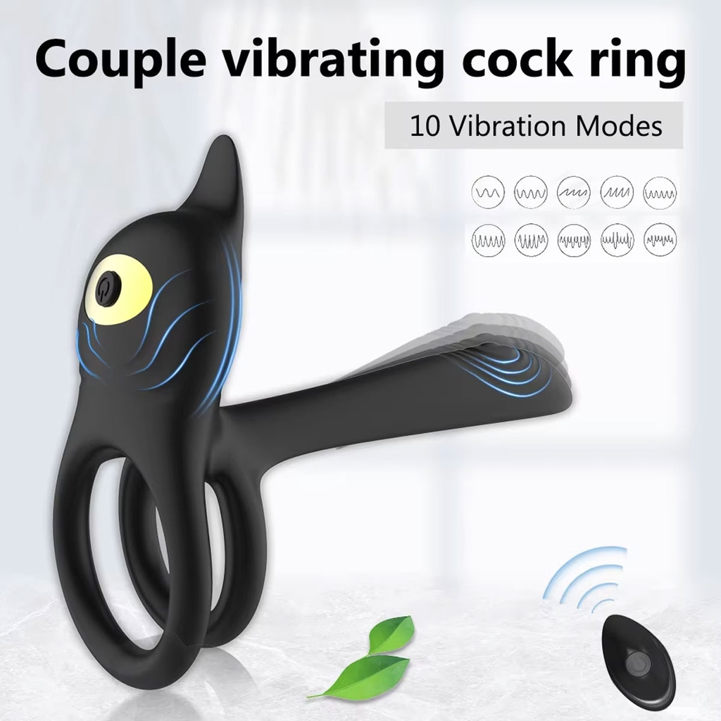 BDT3114 - Vòng rung tình yêu cao cấp mix thanh kích thích hậu môn dài 14cm