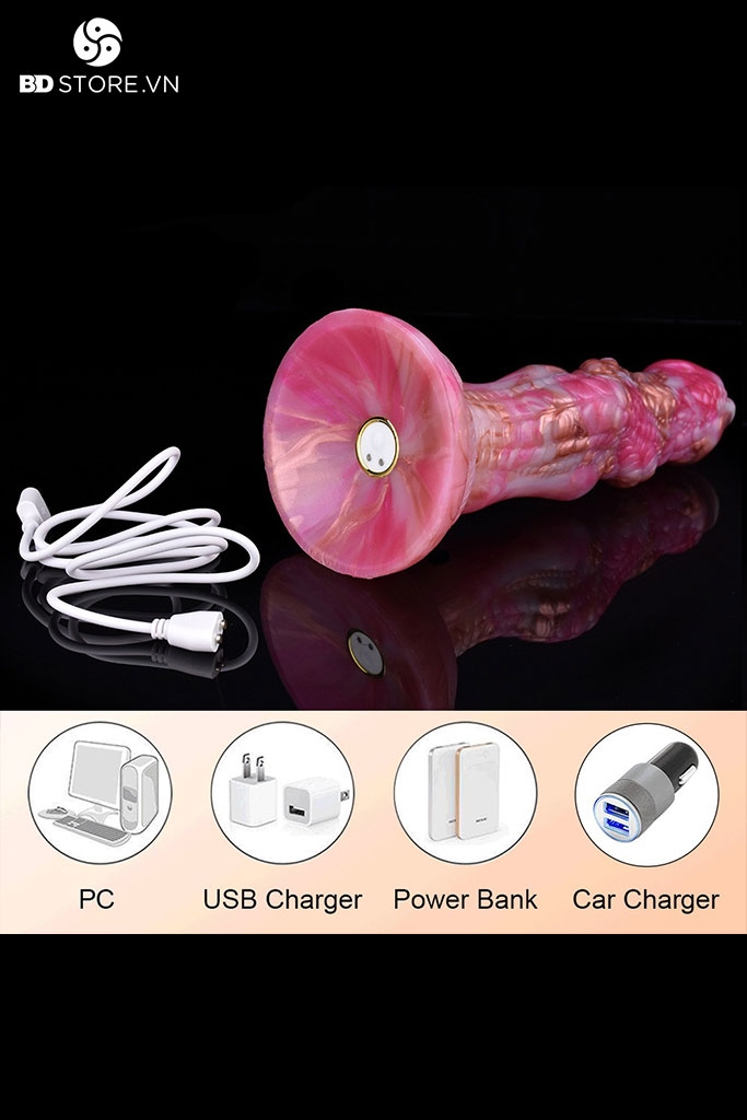 BDT3149 - Chim giả monster có gai nổi quanh chất liệu silicon mềm dẻo