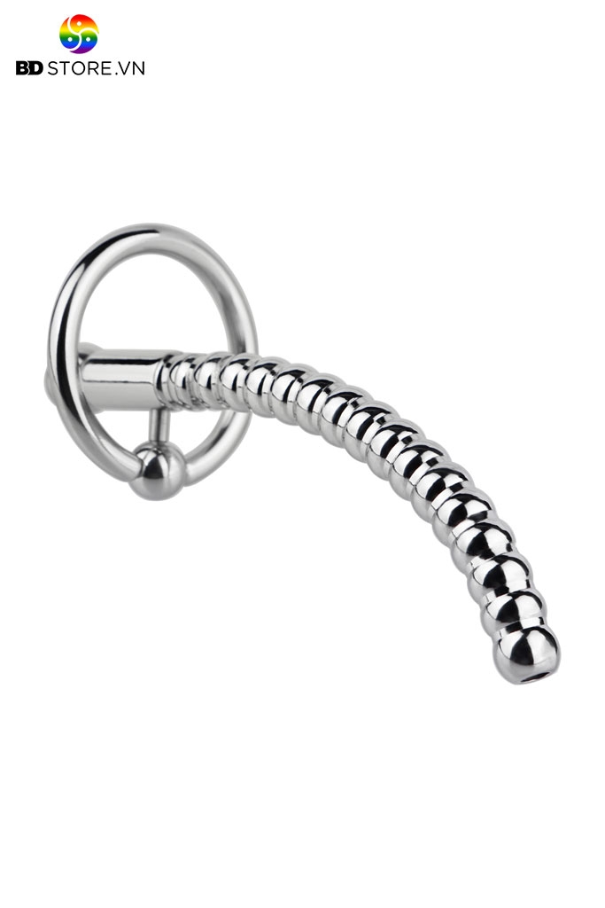BDT3207 - Đồ chơi niệu đạo inox với chuỗi nhiều hạt bi mix vòng đeo