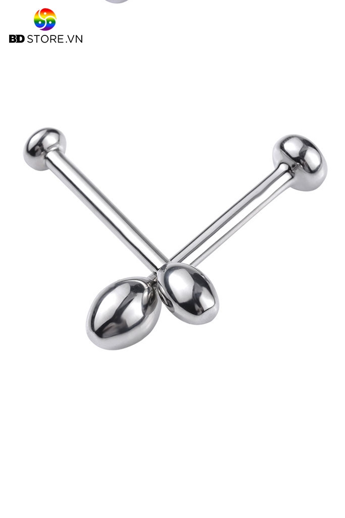 BDT3213 - Đồ chơi niệu đạo sounding inox  mix bi tròn chặn ở gốc có 3 size