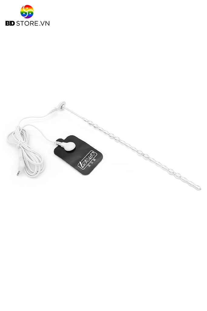 BDT3573 - Đồ chơi kích điện sounding inox với chuỗi bi liền dài 24cm