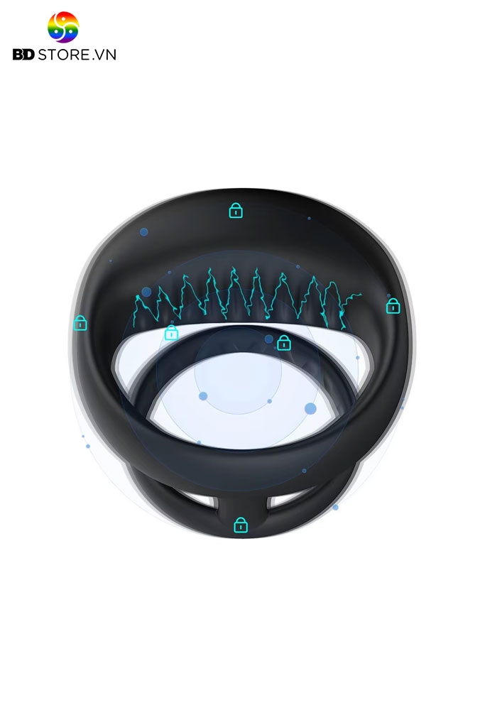 BDT3801 - Vòng rung tình yêu silicon điều khiển APP và 10 tần số