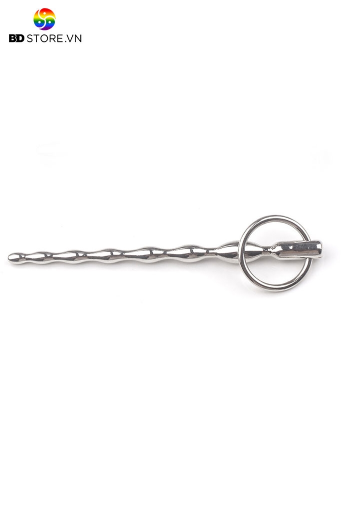 BDT396 - Đồ chơi niệu đạo inox với chuỗi 7 hình thoi liền nhau dài 15cm