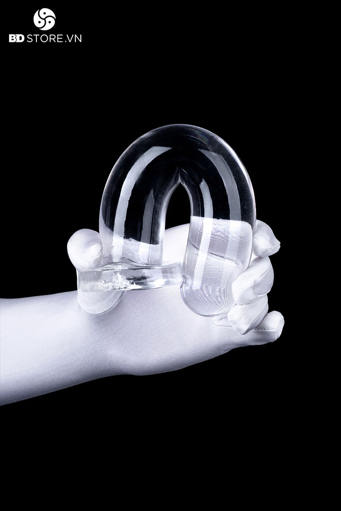SMT4000 - Long anal silicon trong suốt đế gắn tường có 3 kích cỡ