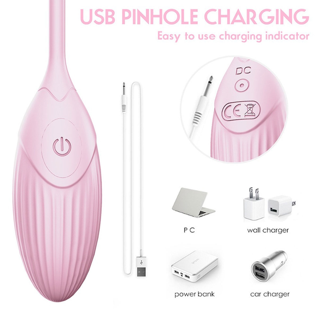 BDT4115 - Trứng rung hai đầu điều khiển từ xa mix nụ hoa có 10 chế độ