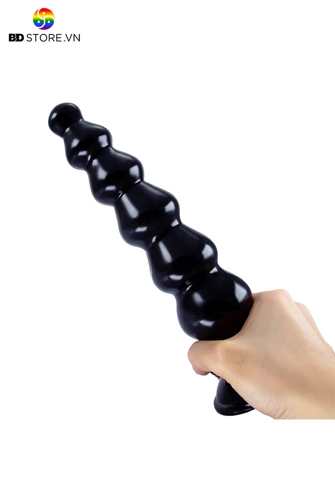 BDT4183 - Long anal BDSM chuỗi hạt liền với 7 tầng hạt có đế hít tường