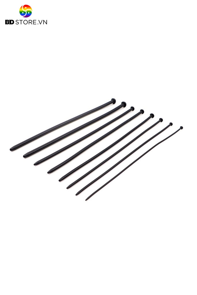 BDT423 - Combo 4 sounding silicon mềm thông lỗ tiểu thanh xoắn ốc
