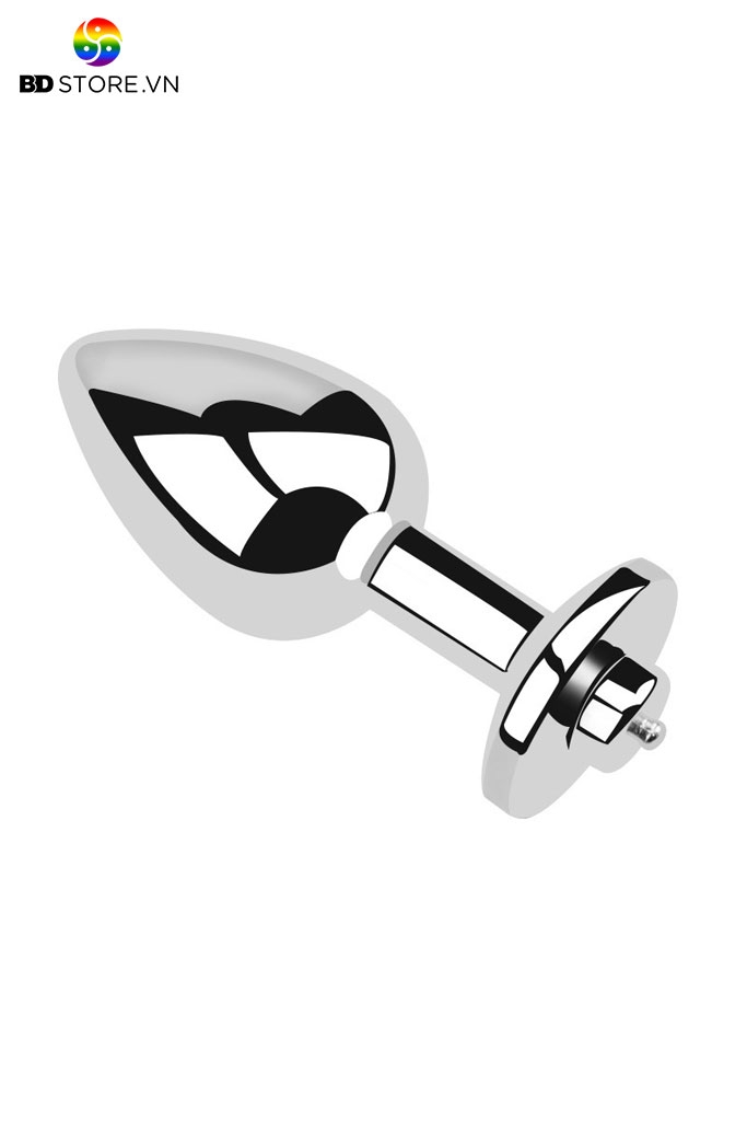 BDT4282 - Đồ chơi hậu môn kích điện plug inox cao cấp có 2 kích cỡ