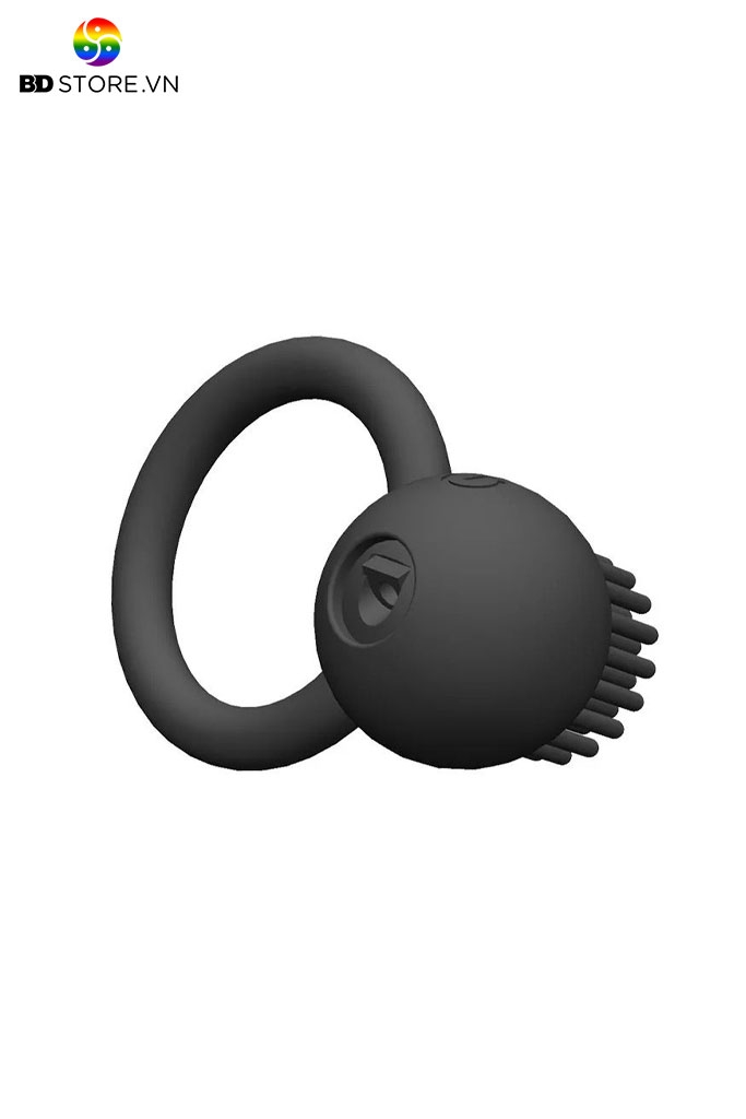 BDT537 - Vòng đeo dương vật silicon có gai 10 chế độ rung