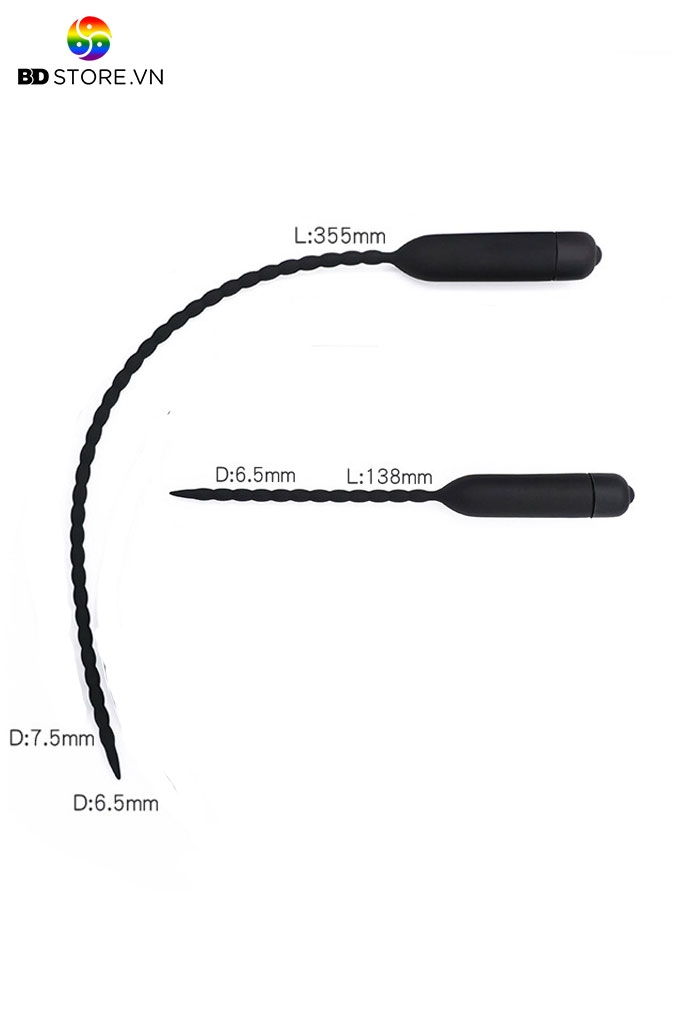 BDT776 - Dụng cụ sounding rung silicon dạng xoắn ốc dài 14 và 35cm