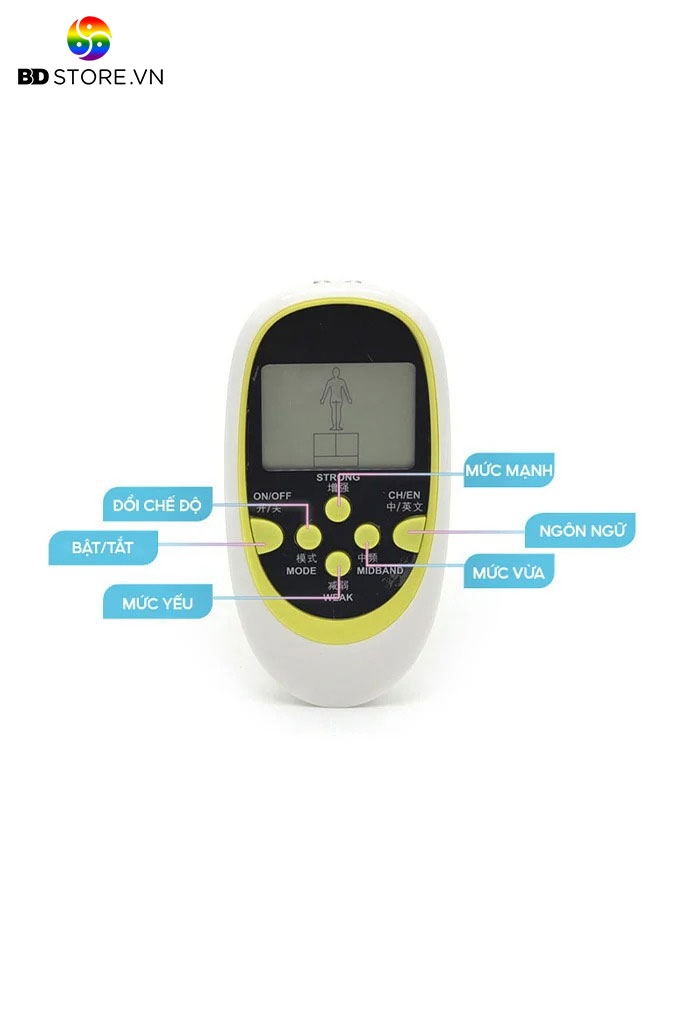 BDT906 - Máy kích điện có 2 lỗ cắm và chuyển chế độ mạnh yếu