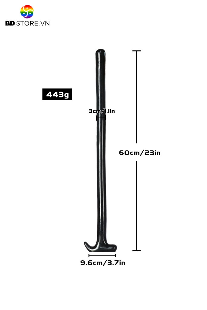 BDT916 - Dây plug siêu dài silicon thiết kế đầu búa dài 60 và 107cm