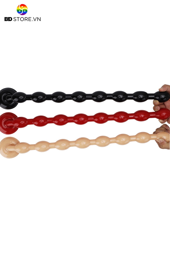 BDT927 - Anal beads silicon thiết kế 8 tầng bi tròn dài 50cm