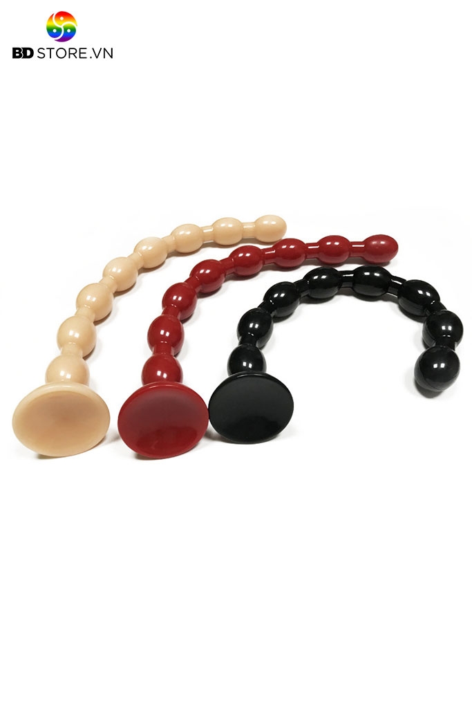 BDT927 - Anal beads silicon thiết kế 8 tầng bi tròn dài 50cm