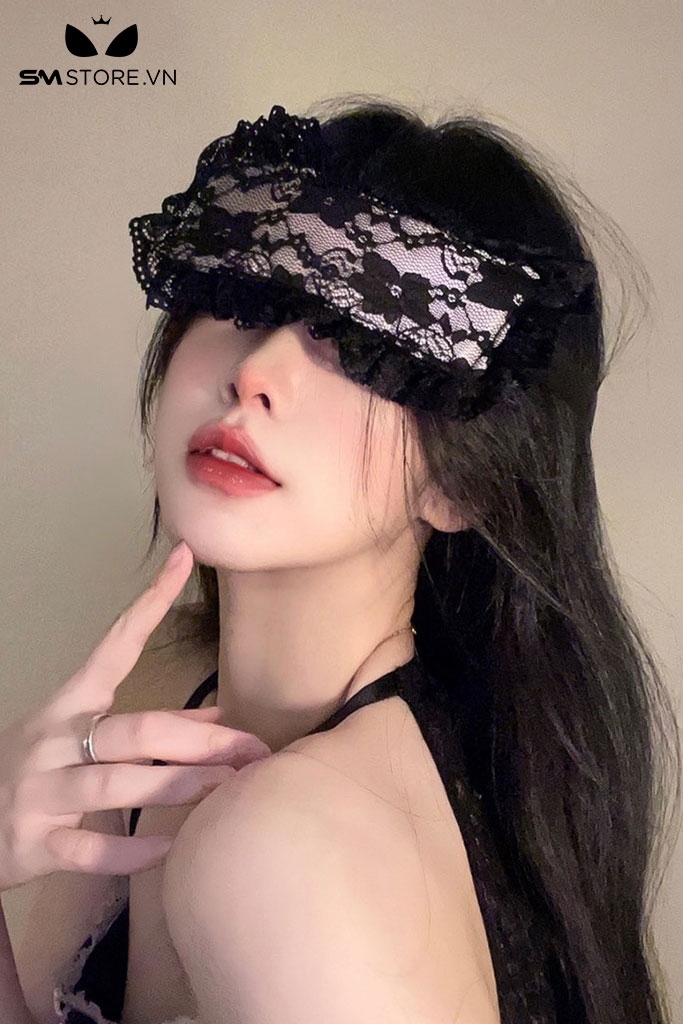 SMT015 - đồ bị mắt họa tiết ren hoa phong cách vintage nữ