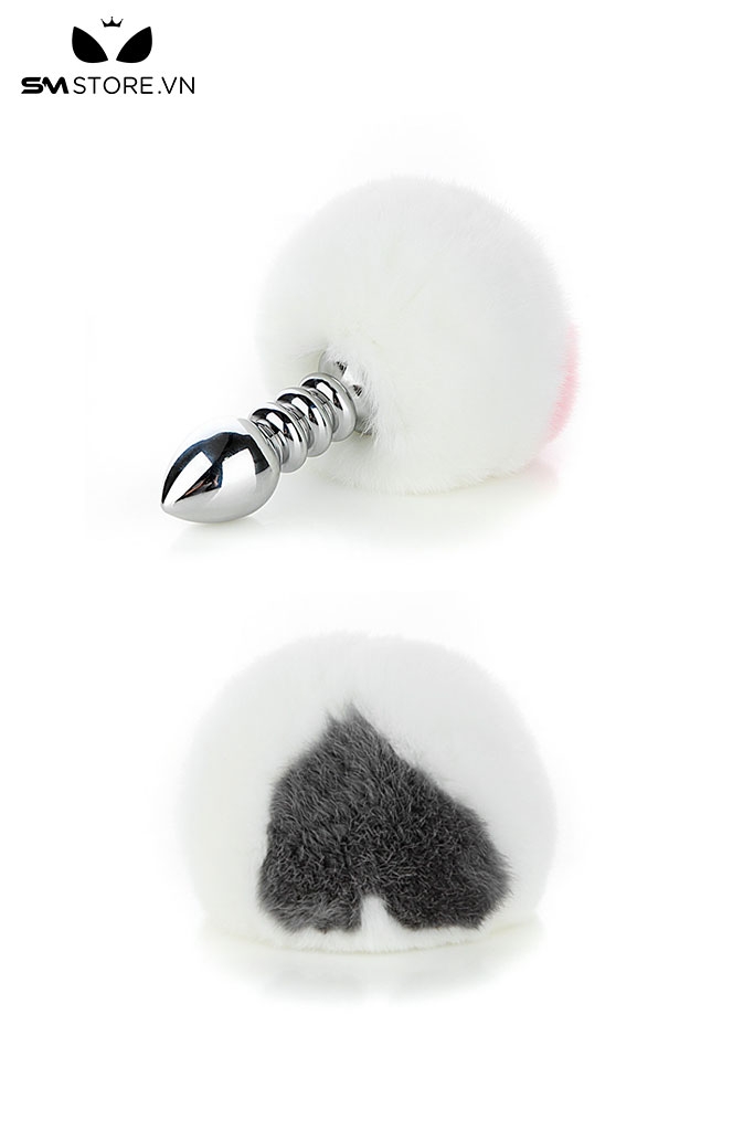 SMT059 - butt plug cosplay đuôi thỏ phích cắm hậu môn 4 tầng