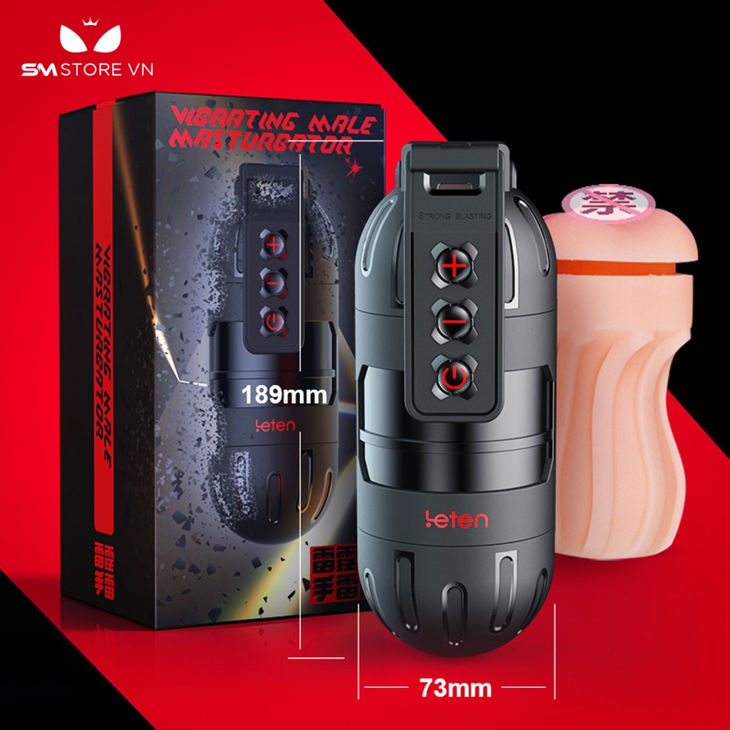 SMT2972 - Cốc thủ dâm tự động Leten rung thụt điều khiển qua APP