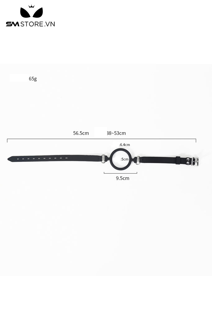 SMT3174 - Ring gag silicon co giãn kèm kẹp ti có thể điều chỉnh được