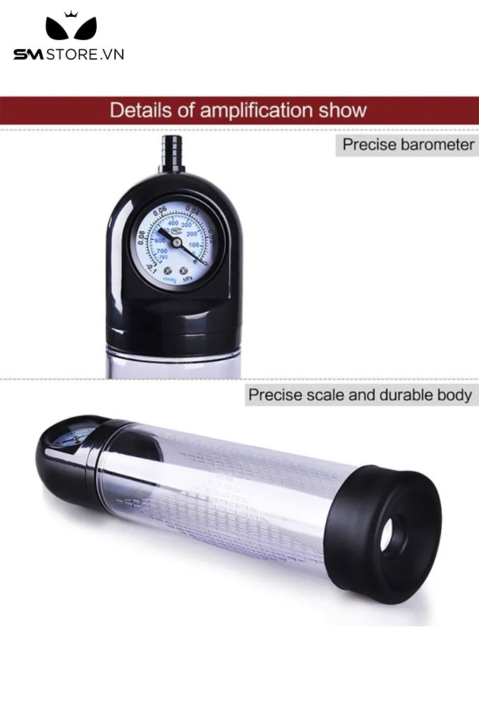 BDT3390 - Máy kéo dài dương vật Penis Pump bơm tay và có vạch chia