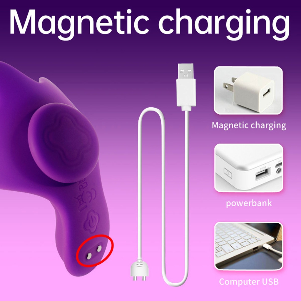 SMT3513 - Quần lót rung silicon hình cánh hoa có gai mềm sạc điện
