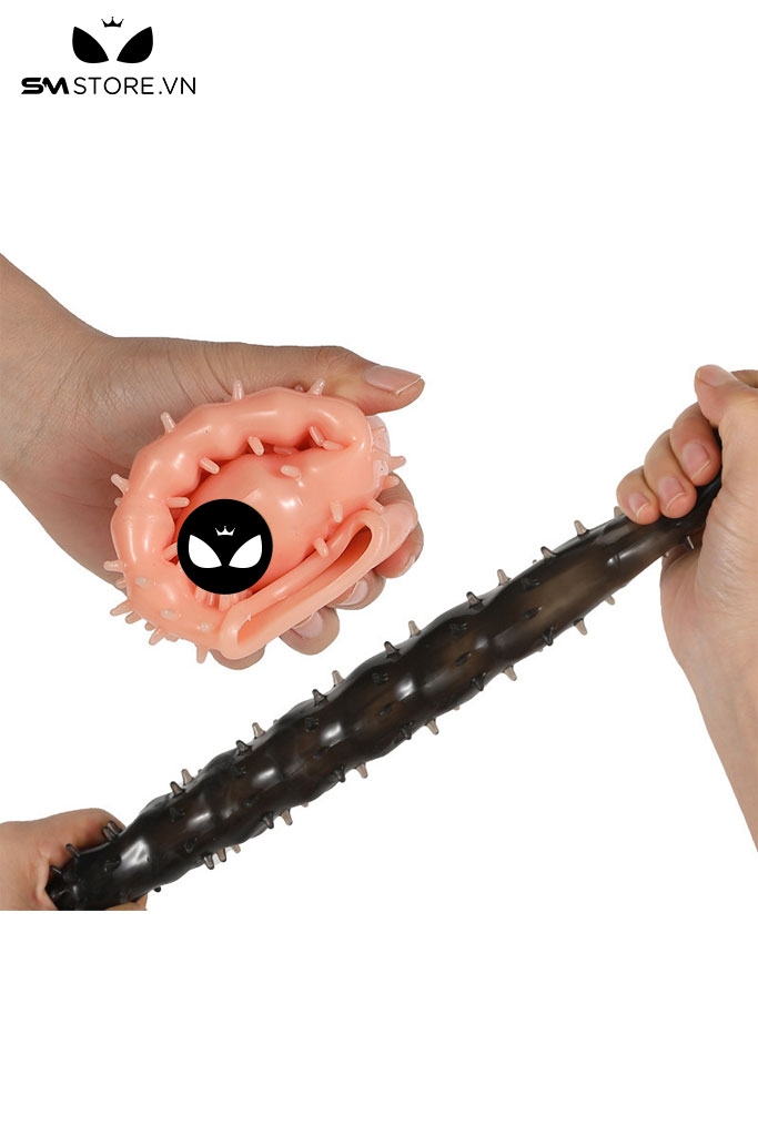 SMT3719 - Bao cao su có gai đôn dên silicon có quai đeo dài 22cm