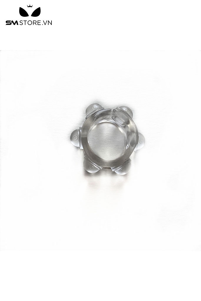 SMT3809 - Vòng silicon đeo dương vật đàn hồi có bi nổi to bao quanh