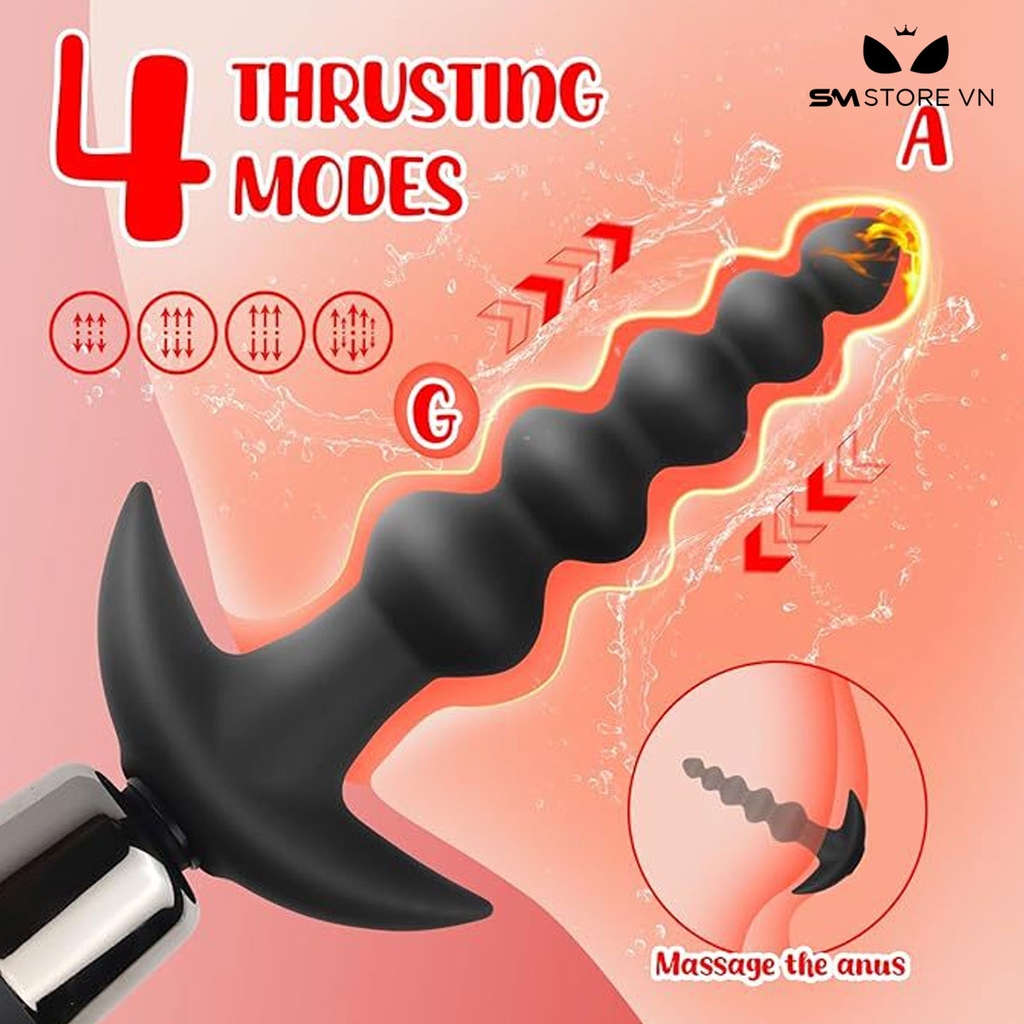 SMT3978 - Máy làm tình cầm tay dạng súng có 4 chế độ thụt dài 37cm