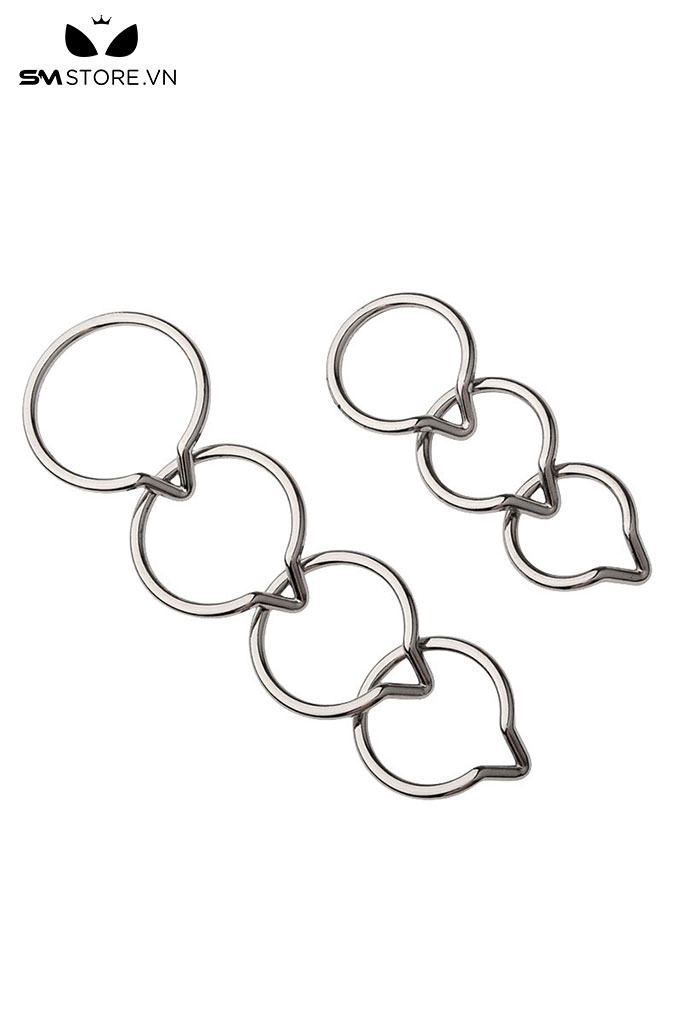 SMT4578 - Vòng đeo cu inox không gỉ thiết kế mỏ đại bàng mix móc nhỏ