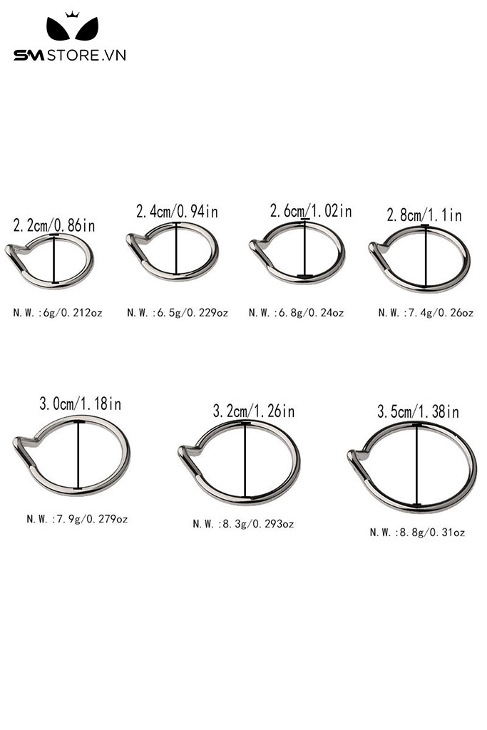 SMT4578 - Vòng đeo cu inox không gỉ thiết kế mỏ đại bàng mix móc nhỏ